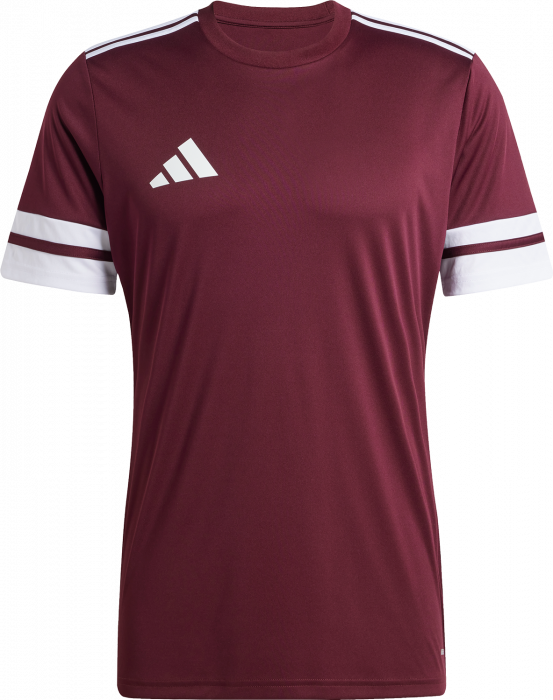 Adidas - Squadra 25 Player Jersey - Maroon & blanco