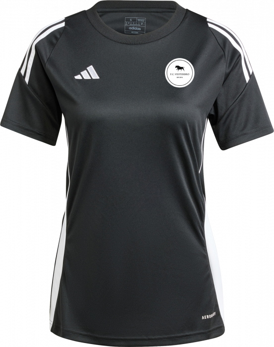Adidas - Fc Vesterbro Trænings T-Shirt Dame - Sort & hvid