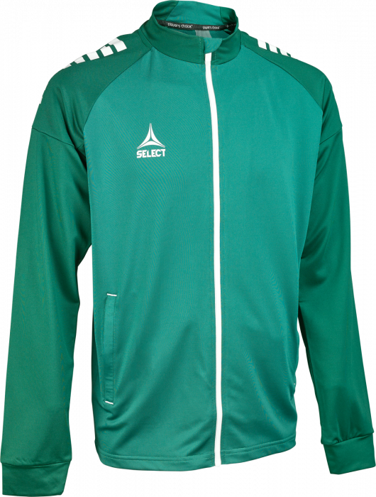 Select - Spain V25 Training Zip Jacket - Zielony & biały