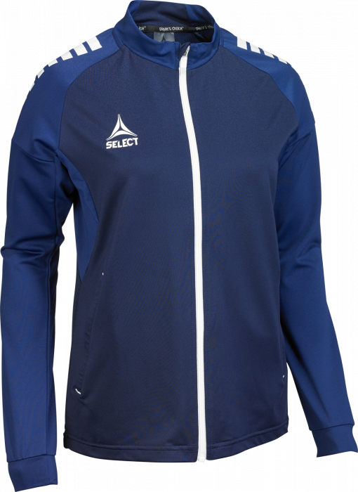 Select - Spain V25 Training Zip Jacket Women - Blu navy & bianco