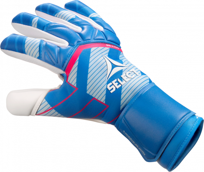 Select - 88 Kids V25 Goal Keeper Gloves - Azul & blanco